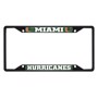Picture of Miami Hurricanes License Plate Frame - Black