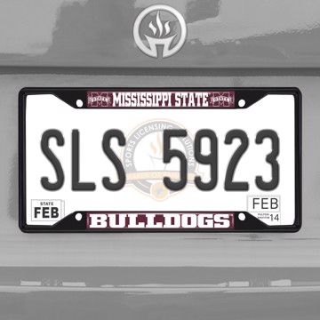 Picture of Mississippi State University License Plate Frame - Black