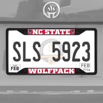 Picture of NC State Wolfpack License Plate Frame - Black