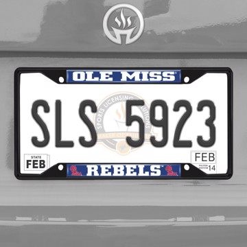 Picture of Ole Miss Rebels License Plate Frame - Black