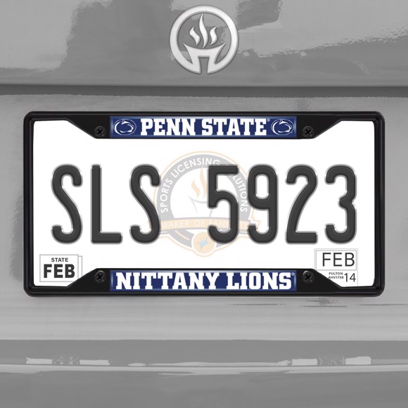 Picture of Penn State Nittany Lions License Plate Frame - Black