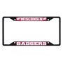 Picture of Wisconsin Badgers License Plate Frame - Black