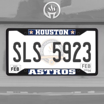 Picture of MLB - Houston Astros License Plate Frame - Black