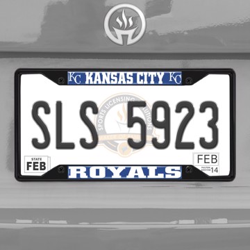Picture of MLB - Kansas City Royals License Plate Frame - Black