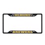 Picture of MLB - Milwaukee Brewers License Plate Frame - Black