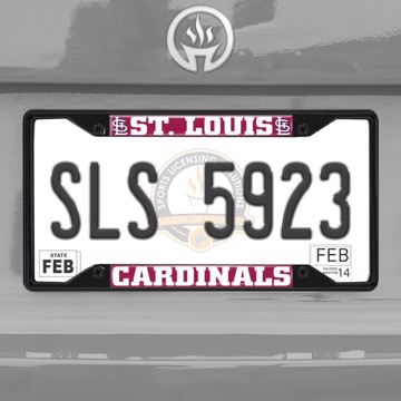 Picture of MLB - St. Louis Cardinals License Plate Frame - Black