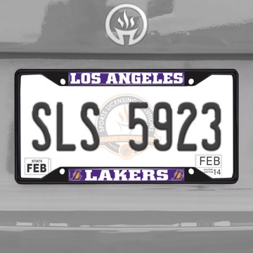Picture of NBA - Los Angeles Lakers License Plate Frame - Black