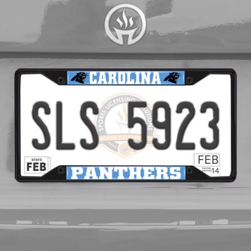 Picture of NFL - Carolina Panthers  License Plate Frame - Black