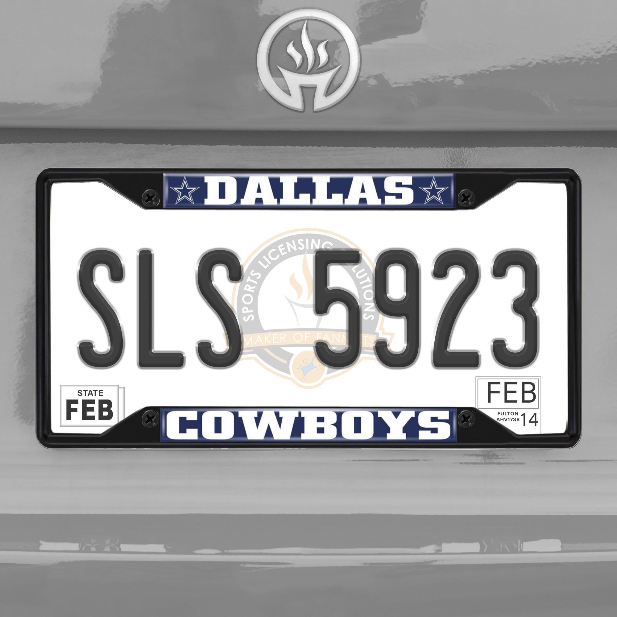 NFL Dallas Cowboys Metal License Plate Tag