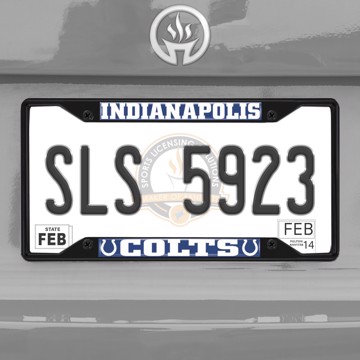 Picture of NFL - Indianapolis Colts  License Plate Frame - Black