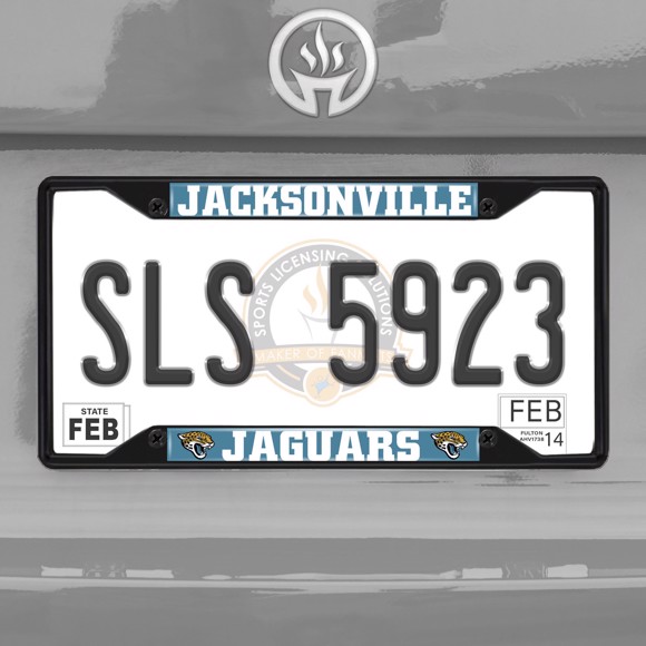 Picture of NFL - Jacksonville Jaguars  License Plate Frame - Black