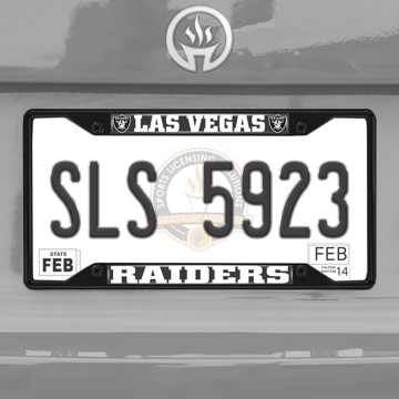Picture of NFL - Las Vegas Raiders  License Plate Frame - Black