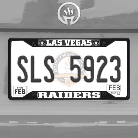 Fanmats  Las Vegas Raiders License Plate Frame