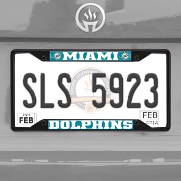 Picture of NFL - Miami Dolphins  License Plate Frame - Black