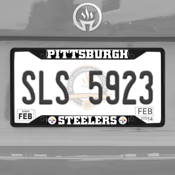 Picture of NFL - Pittsburgh Steelers  License Plate Frame - Black