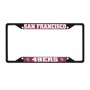 Picture of NFL - San Francisco 49ers  License Plate Frame - Black