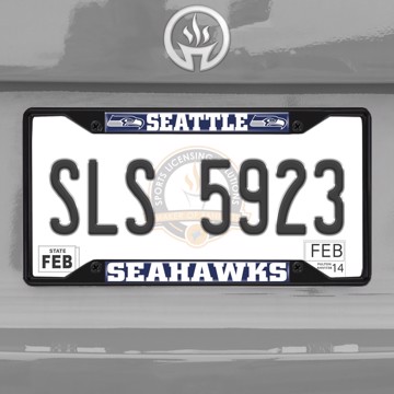 Picture of NFL - Seattle Seahawks  License Plate Frame - Black