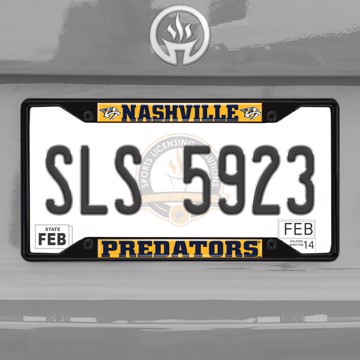 Picture of NHL - Nashville Predators License Plate Frame - Black