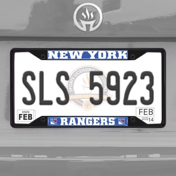 Picture of NHL - New York Rangers License Plate Frame - Black