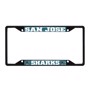 Picture of NHL - San Jose Sharks License Plate Frame - Black