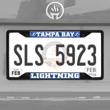 Picture of NHL - Tampa Bay Lightning License Plate Frame - Black