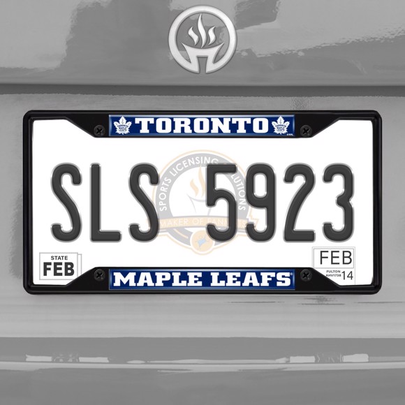 Picture of NHL - Toronto Maple Leafs License Plate Frame - Black