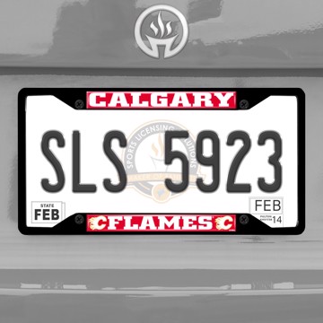 Picture of NHL - Calgary Flames License Plate Frame - Black