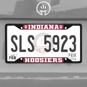 Picture of Indiana University License Plate Frame - Black