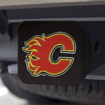 Picture of Calgary Flames Color Hitch Cover - Black