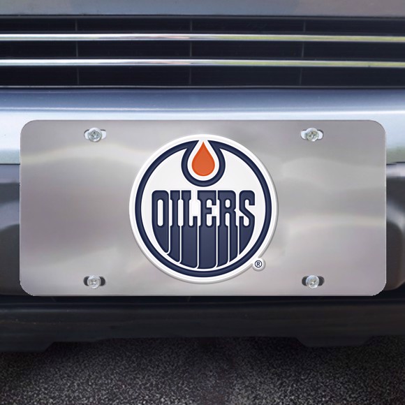 Picture of Edmonton Oilers Diecast License Plate