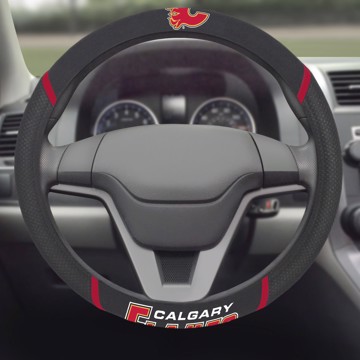 Picture of Calgary Flames Steering Wheel Cover