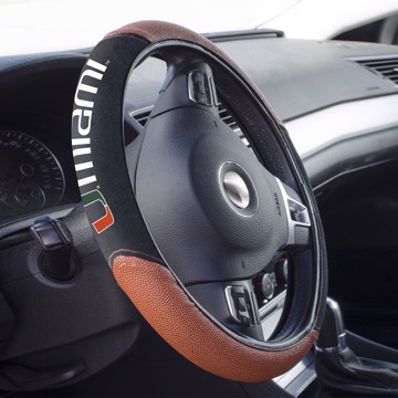 Picture of Miami Hurricanes Sports Grip Steering Wheel Cover