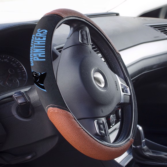 Picture of Carolina Panthers Sports Grip Steering Wheel Cover