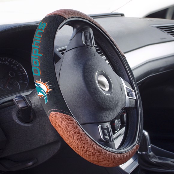 Picture of Miami Dolphins Sports Grip Steering Wheel Cover