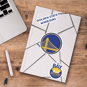 Picture of Golden State Warriors Decal 3-pk