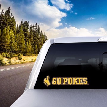 Picture of Wyoming Cowboys Team Slogan Decal
