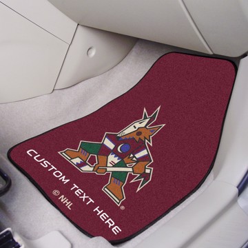 Picture of Arizona Coyotes Personalized Carpet Car Mat Set