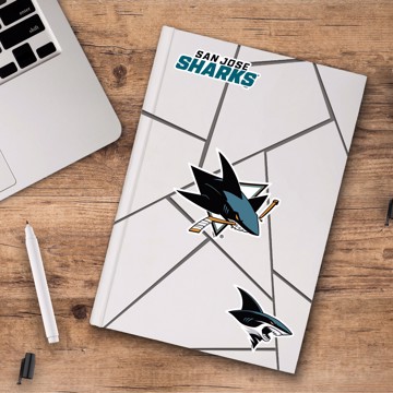 Picture of San Jose Sharks Decal 3-pk