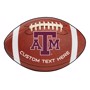 Picture of Personalized Texas A&M University Football Mat