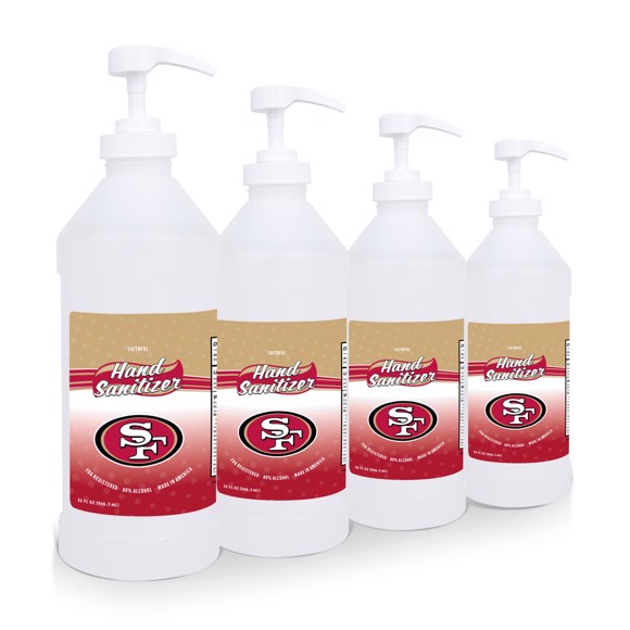 Picture of San Francisco 49ers 32 oz. Hand Sanitizer