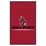 Picture of Ball State Cardinals 3X5 Logo Mat - Portrait