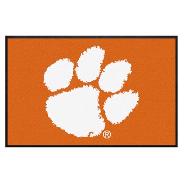Picture of Clemson Tigers 4X6 Logo Mat - Landscape