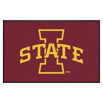 Picture of Iowa State Cyclones 4X6 Logo Mat - Landscape