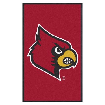 Picture of Louisville Cardinals 3X5 Logo Mat - Portrait