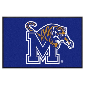Picture of Memphis Tigers 4X6 Logo Mat - Landscape