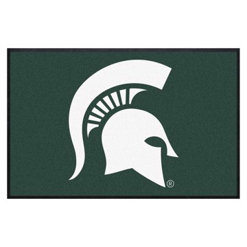 Picture of Michigan State Spartans 4X6 Logo Mat - Landscape