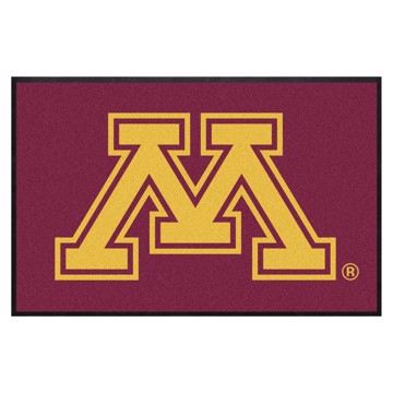 Picture of Minnesota Golden Gophers 4X6 Logo Mat - Landscape