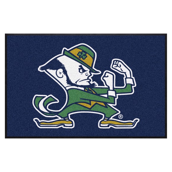 Picture of Notre Dame4X6 High-Traffic Mat with Durable Rubber Backing