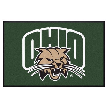 Picture of Ohio Bobcats 4X6 Logo Mat - Landscape