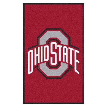 Picture of Ohio State Buckeyes 3X5 Logo Mat - Portrait